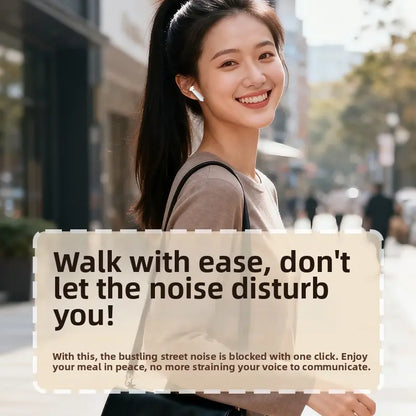 Wireless Earbuds Bluetooth 5.4 ,Sports-Grade Water Resistance,Built-In Microphone,Enc Dual-Microphone Noise Cancellation, Ai-Powered Sound Enhancement,Lightweight and Compact, Ideal for Sport, Work, Study and Travel. Smart Voice
