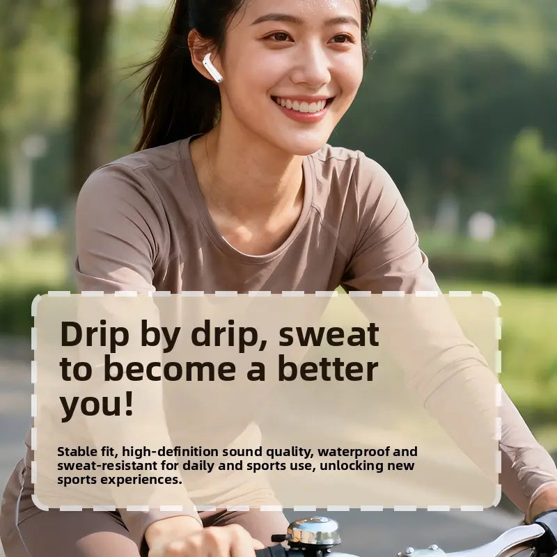 Wireless Earbuds Bluetooth 5.4 ,Sports-Grade Water Resistance,Built-In Microphone,Enc Dual-Microphone Noise Cancellation, Ai-Powered Sound Enhancement,Lightweight and Compact, Ideal for Sport, Work, Study and Travel. Smart Voice